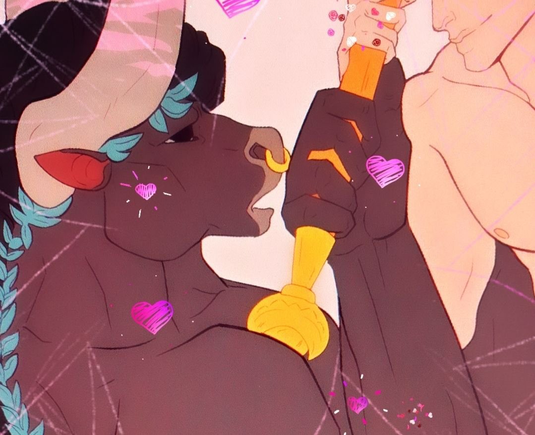 Another piece in the works over here 💖#WIP #HadesGame #NSFW