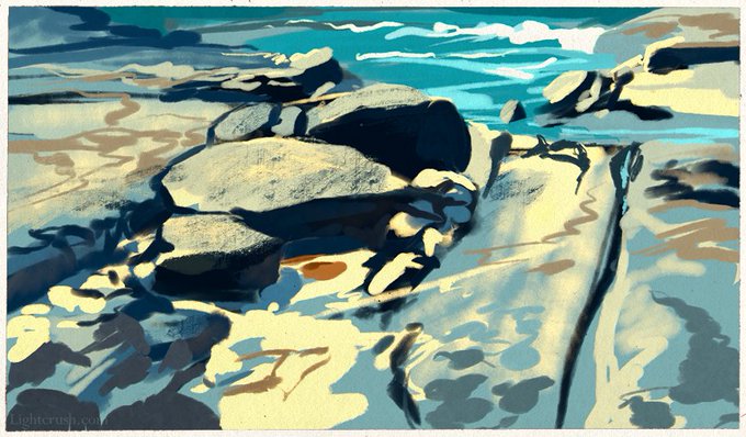 Rock thoughts again.

#littlelandscapes 