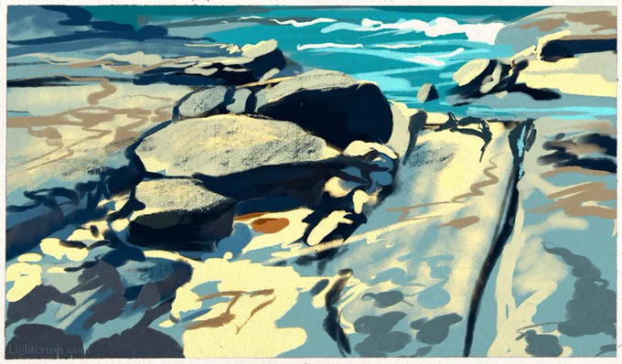 Rock thoughts again.

#littlelandscapes 