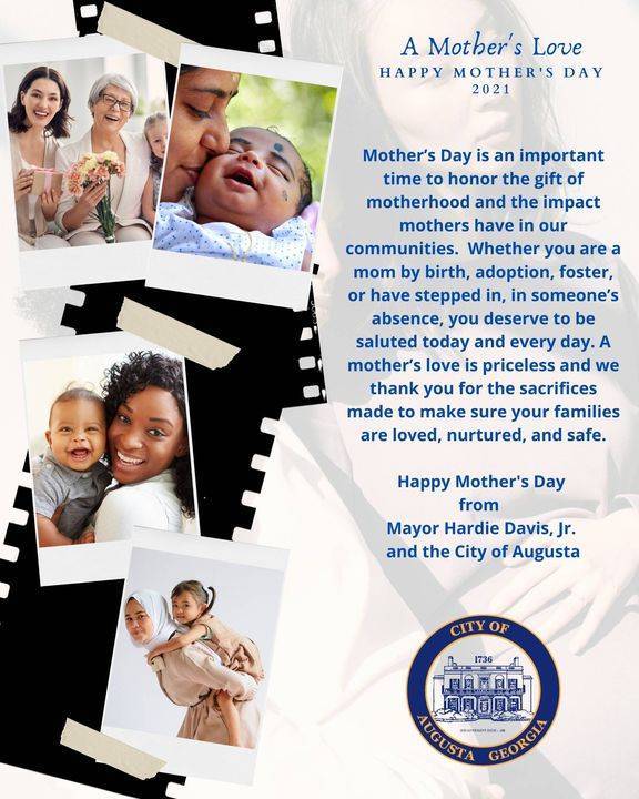 Happy Mother's Day to all the moms who made it possible for each of us.
#EngageAugusta #loveaugusta #Mothersday2021