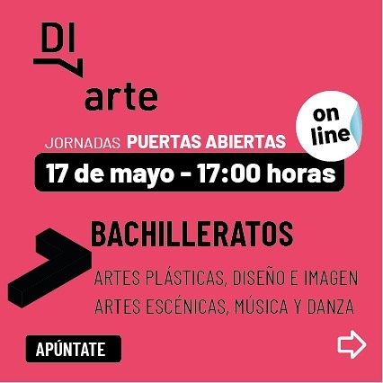 korellakoerbia's tweet photo. 📣Jornadas Puertas Abiertas Online
🏫Escuela de Arte y Superior de Diseño de Corella
✏️Apúntate
📣Online Ate Irekien Jardunaldiak
🏫Korellako Arte eta Goi Mailako Diseinu Eskola
✏️Eman izena
#corella #korella #jornadaspuertasabiertas #ateirekienjardunaldiak #navarra #nafarroa https://t.co/KmW68Vwfns