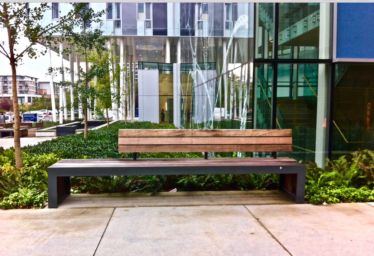 The reality, as I just explained in a reply, is there are very few benches in Vancouver that I've come across where I can sit beside the person on the bench. Instead I have to sit in front facing them - if I know them - like a stroller and blocking path.