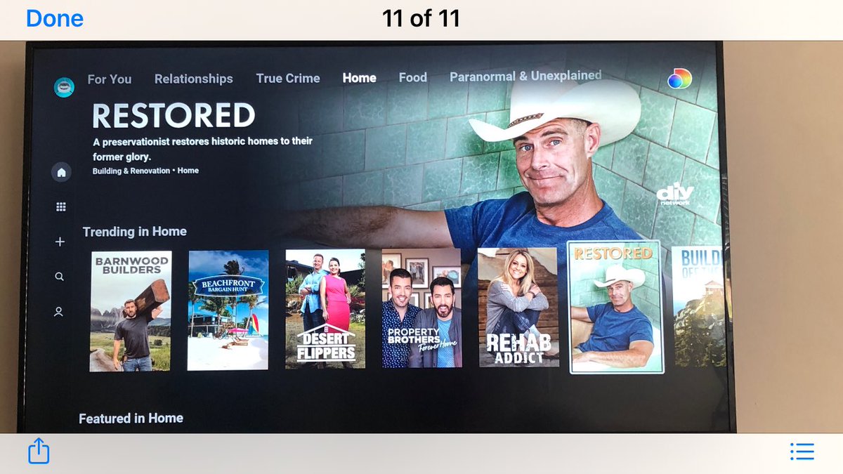 Happy Mother’s Day! If you are home watching TV with the family, you can now find Restored trending and streaming on discovery+. Maybe we will gain enough attention on discovery+ that the network will renew Restored for another season!  <a href="/DIYNetwork/">DIY Network</a> <a href="/discoveryplus/">discovery+</a> <a href="/hgtv/">HGTV</a>