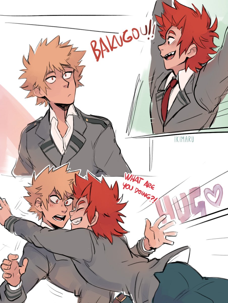 ikimaruart's tweet photo. there was a suggestion for Bakugo not catching him but plot twist he actually does 👌 https://t.co/DNKAckujf6