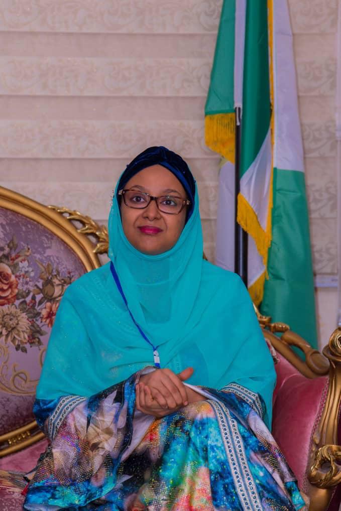 Her Excellency hajiya aisha Bello matawallen maradun uwar marayun zamfara 💪