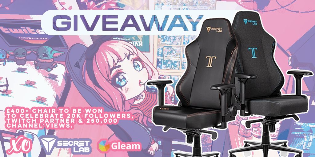 🎉GIVEAWAY TIME🎉

🥳To celebrate everything that's happened recently... 20,000 followers, 1/4 million channel views &amp; <a href="/Twitch/">Twitch</a> partner, I am giving away a <a href="/secretlabchairs/">Secretlab</a> :)🥳

🪑 This prize will be open to E V E R Y O N E 🎁

🔗Enter here: - bit.ly/3bwC0An🔗

#giveaway
