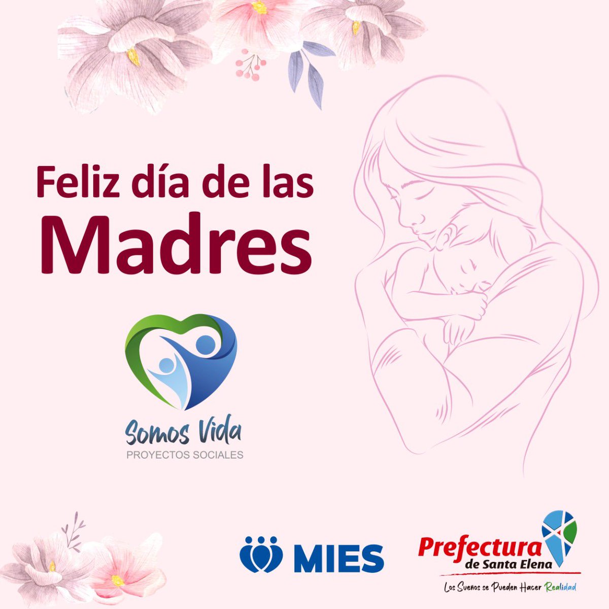 SomosVidaSE's tweet photo. Proyectos Sociales Somos Vida de la @PrefecturaSE  rendimos homenaje a cada mamá del equipo MIES-GADPSE y a cada mamita de nuestros usuarios 
#SOMOSVIDA 💚💙💙

@JDanielVillao 
#LosSueñosSePuedenHacerRealidad

#SomosVidaEnAcción https://t.co/mpXSjs0cHQ