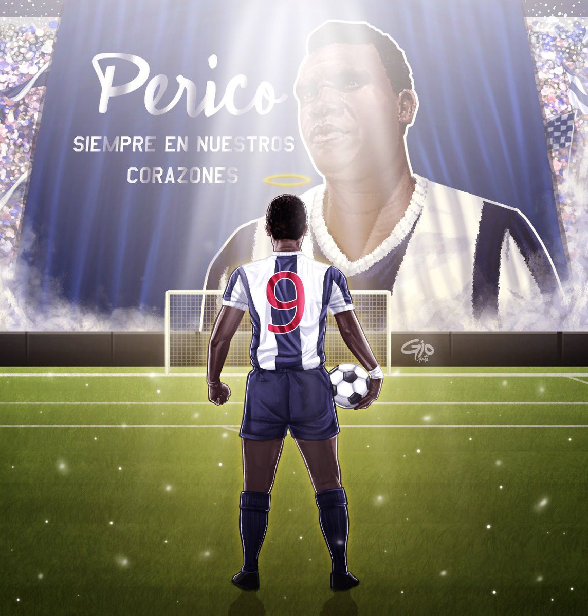 ClubALoficial's tweet photo. Hoy conmemoramos un año de la muerte de nuestro máximo ídolo, Pedro Pablo ‘Perico’ León.

¡Siempre en nuestro corazón! 💙

🖌: @gioarte26 https://t.co/UUyFBGleFj