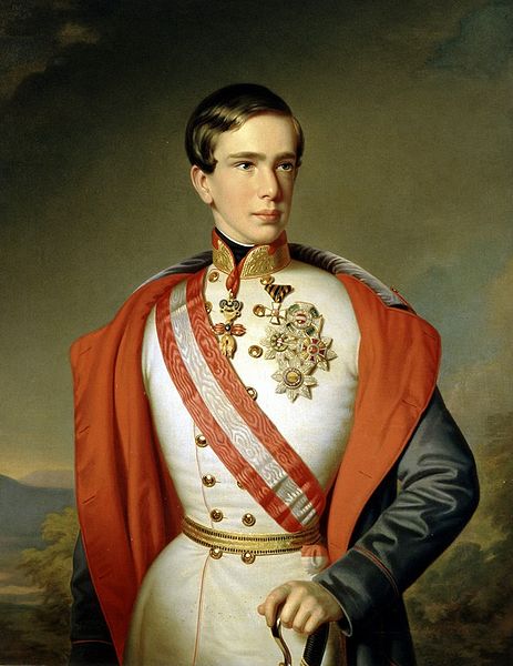 When Emperor Ferdinand abdicated in 1848, he was succeeded by 18 year old nephew Franz Josef as Emperor.