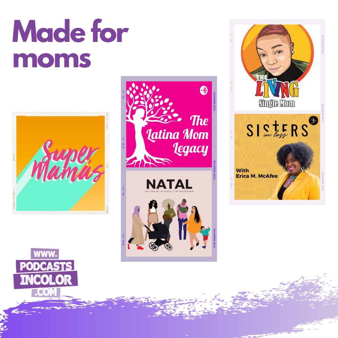 Podcasts In Color (ran by Berry) (@podcastsincolor) on Twitter photo A few podcasts for moms... <a href="/_supermamas/">Super Mamás Podcast</a> <a href="/mi_legasi/">Mi LegaSi</a> <a href="/natalstories/">NATAL</a> <a href="/sistersinloss/">Sisters in Loss©️</a> <a href="/DiandraRL/">TheLivingSingleMom</a>
#PodsinColor A few podcasts for moms... <a href="/_supermamas/">Super Mamás Podcast</a> <a href="/mi_legasi/">Mi LegaSi</a> <a href="/natalstories/">NATAL</a> <a href="/sistersinloss/">Sisters in Loss©️</a> <a href="/DiandraRL/">TheLivingSingleMom</a>
#PodsinColor