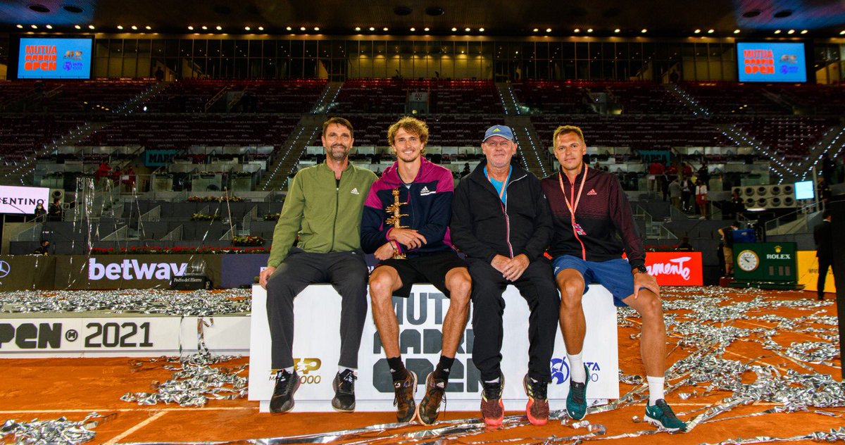 Caja Mágica - you are my happy place!🤗 Thrilled about winning my 4th ATP Masters 1000 title!🏆 Thank you everyone for the support! Muchas gracias Madrid 🇪🇸 📸@atptour @alvarotenis1