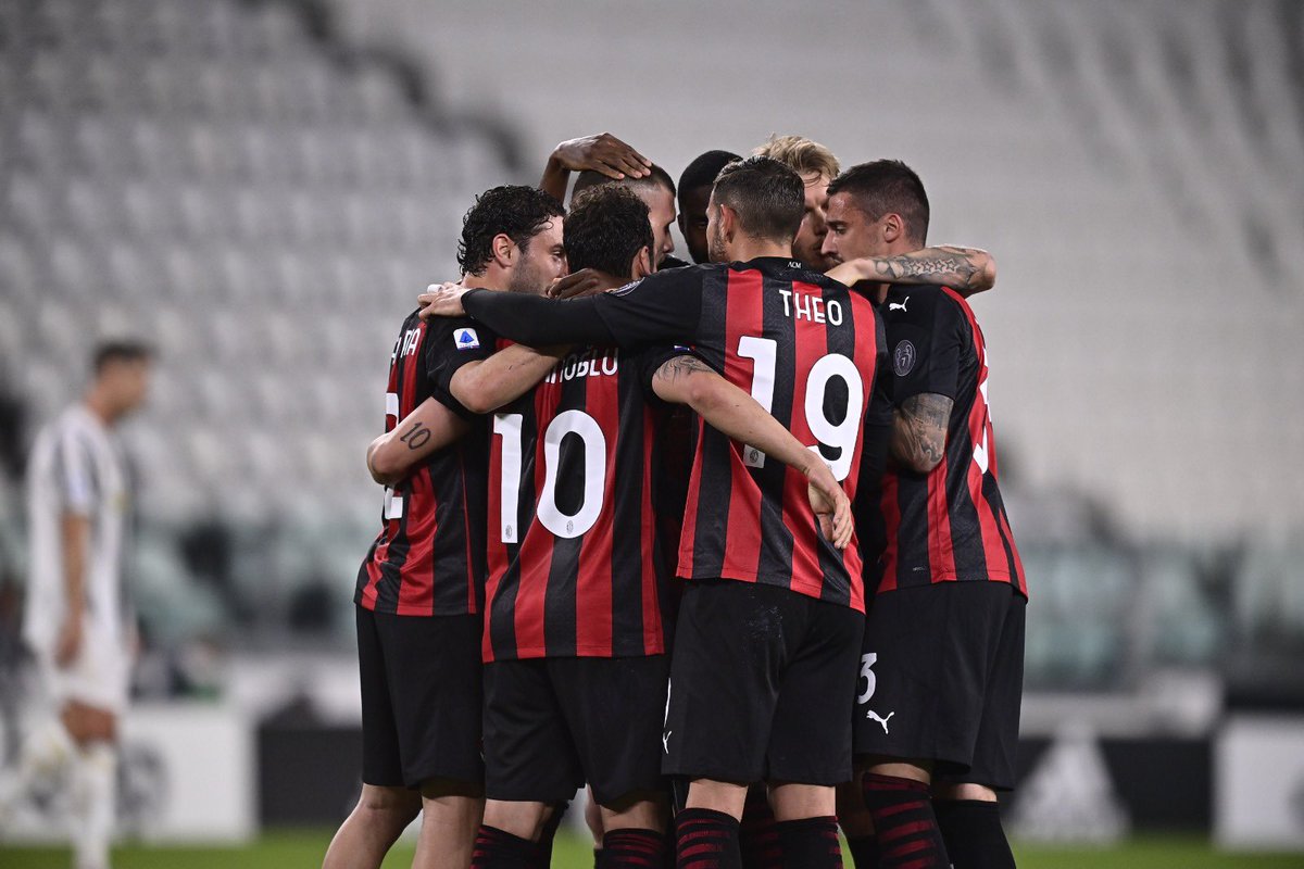 Partita immensa di una grande squadra, altre tre partite per centrare il nostro obiettivo! Let’s go! @acmilan 📌📈🔴⚫️ #JuventusMilan #SempreMilan