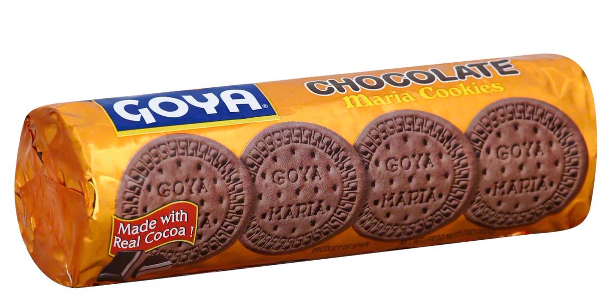 Pleased to discover Goya Maria Cookies are very similar to UK digestive biscuits and much cheaper. 

Might use them for cheesecake crust. https://t.co/Oe3bWZ7Bjs