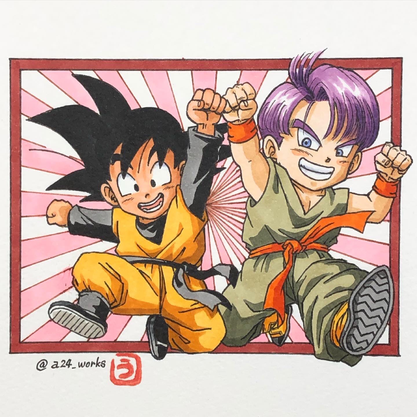 鳥山明 ドラゴンボール トランクス・ザ・ストーリー イラスト 30cm 鳥山明 ドラゴンボール トランクス・ザ・ストーリー イラスト 30cm