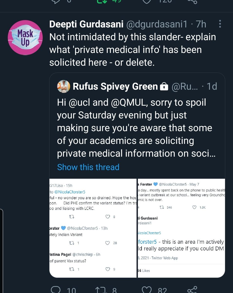 26/ As you can see its moved beyond debating why PHE isnt releasing data on variants in schools, or the ins and outs of GDPR which I did try to bring up as several ppl were asking for different information and I think some of it like how many cases in a school is fine.