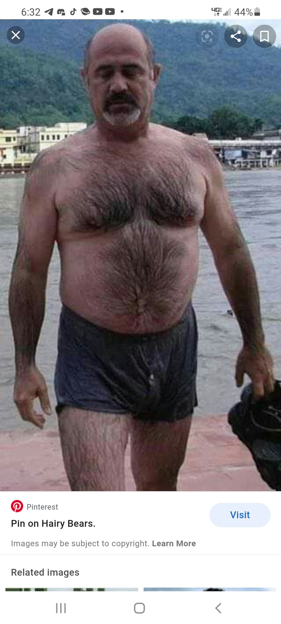 Hairy old mature