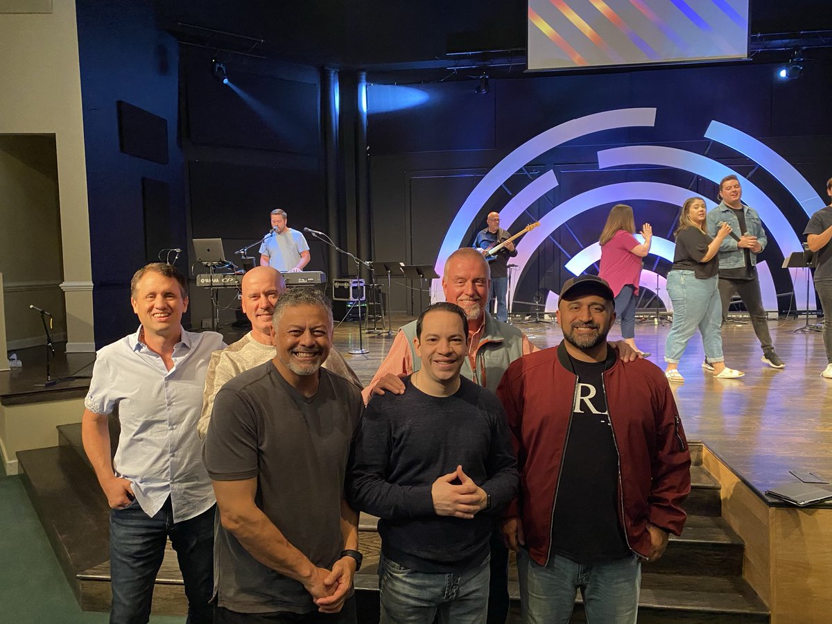NCAGMen's tweet photo. NCAG Mens Leadership Team speaking at The Unshakable Mens Conference with Pastor @TonyCruzFLC https://t.co/patKyqIUWU