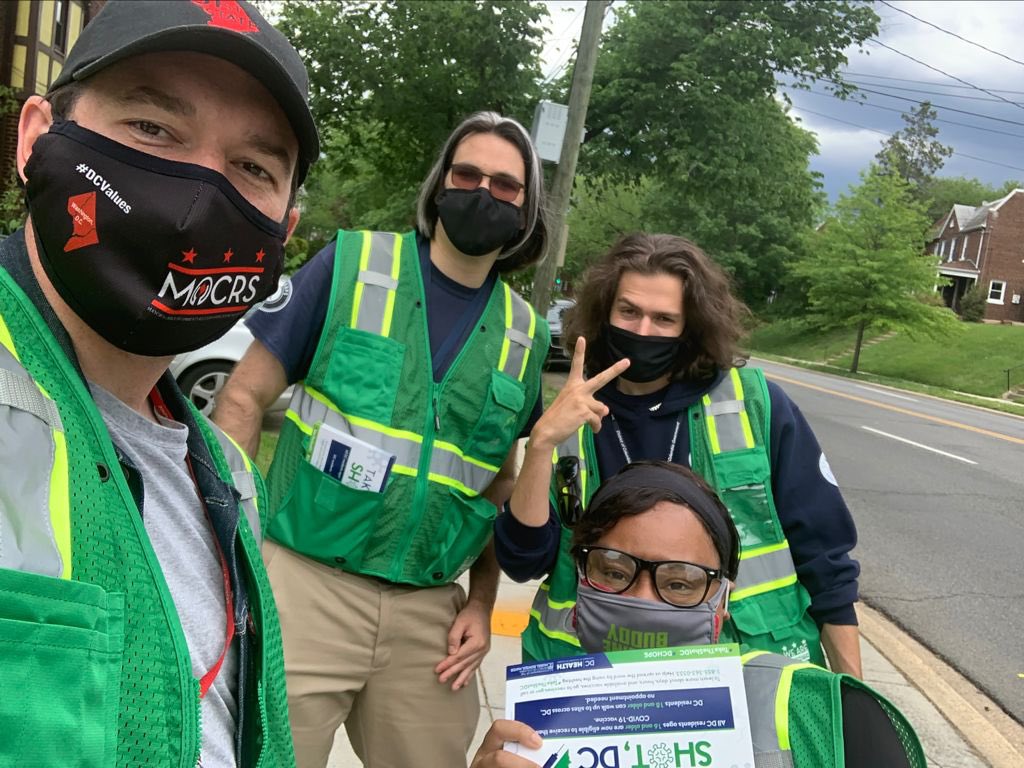 DCMOCRS's tweet photo. Thank you @fema for joining our specialists (Joseph Florio,
@EmirWard3MOCRS, @AMitchellWard4, and @BrittanyW5MOCRs) for canvassing earlier today in #Ward5!

#WeAreDC #TakeTheShotDC #DCHOPE #SafeStrongerDC https://t.co/4MuvQITzFz