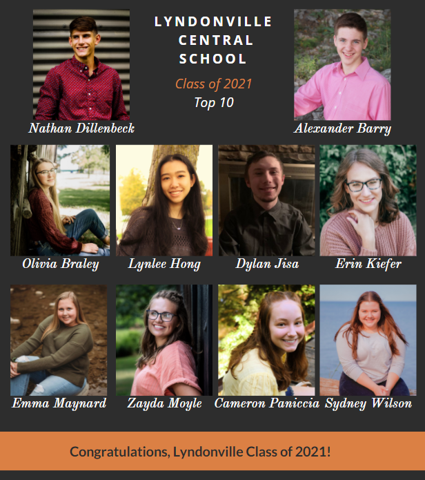 LyndonvilleCSD's tweet photo. LHS Top Ten Seniors https://t.co/pEvNmYf4GP https://t.co/Cj8MPkE4ge