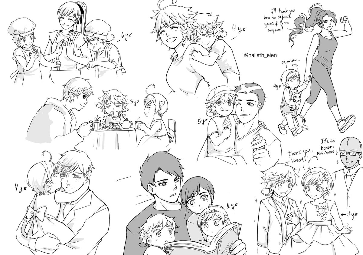 Minerva Twins Raell and Allek are surely very loved too~ They have