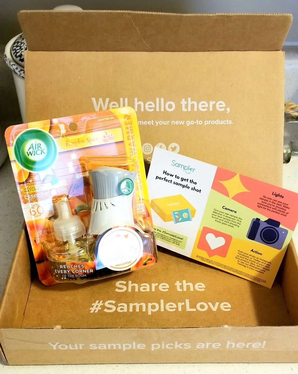 Twyter92's tweet photo. #SamplerLove 🤩 #AirWick https://t.co/aq1Ko7eq42