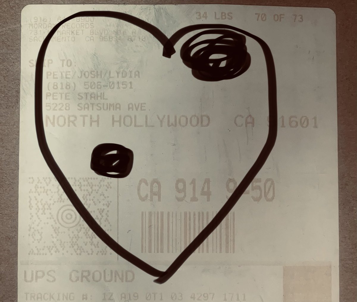 Found a stash with copies of the pizza box pressing of Human Beans! 3 ten-inch white vinyl discs packages numbered &amp; signed by Mr. Kozik Thanx to our friends, good looking out!! earthlings1.bandcamp.com/album/human-be… #humanbeans #desertstash #coloredvinyl #mansruin #lings #bandcampfriday