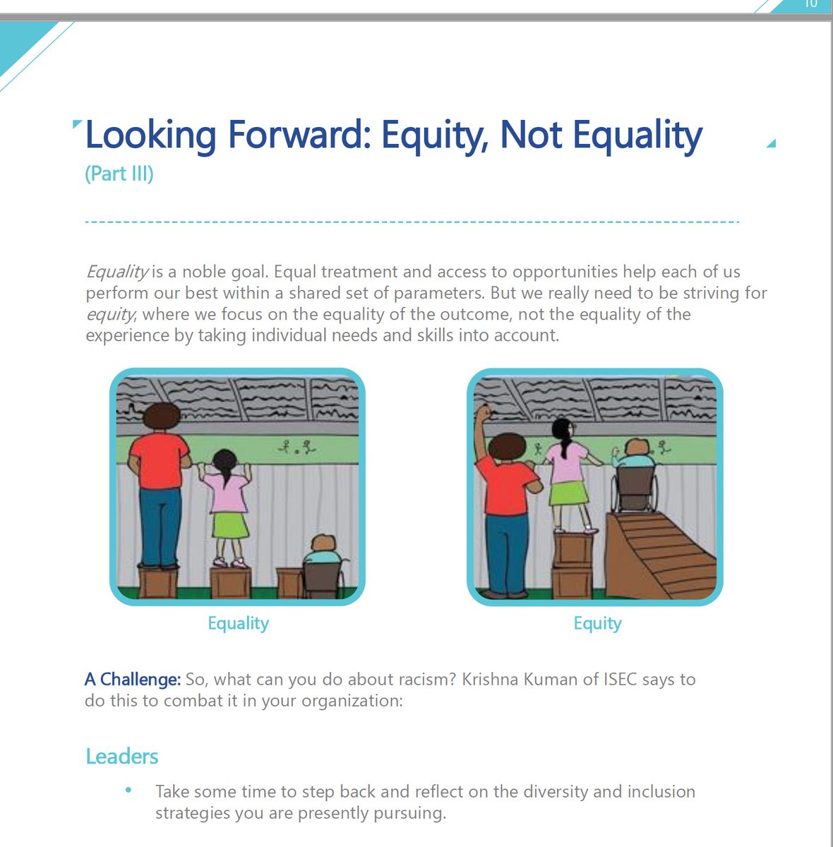 Disney tells employees they should reject “equality,” or “equal treatment,” and instead strive for “equity,” or “the equality of outcome.” They must “reflect” on America’s “racist infrastructure” and “think carefully about whether or not [their] wealth” is derived from racism.