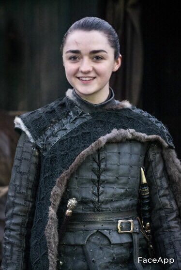 thread of game of thrones characters smiling using faceapp