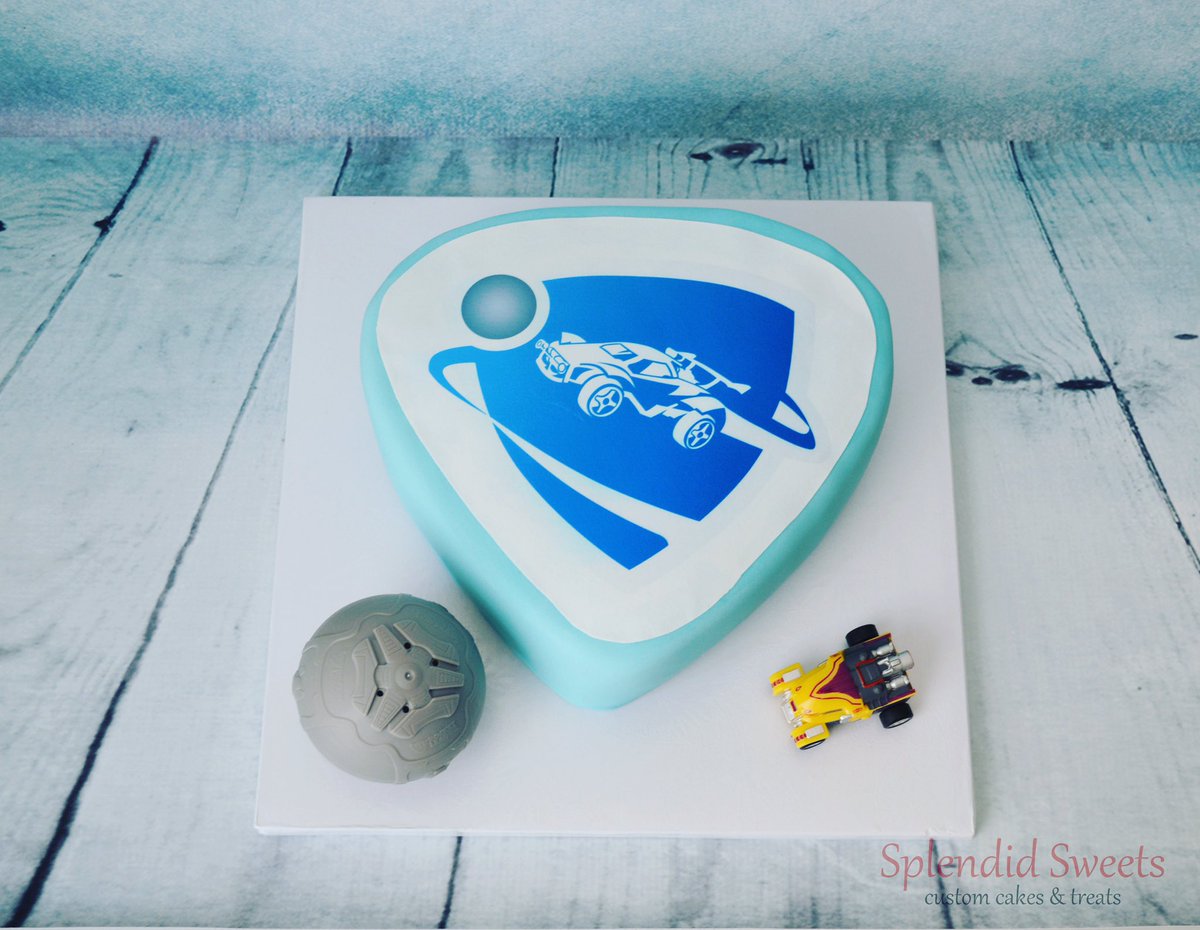 Splendid_Sweets's tweet image. Rocket League cake