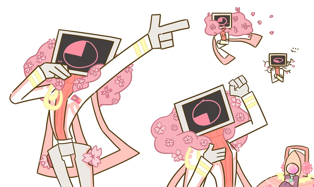 DatInkTho's tweet photo. I was having fun doodling Sakura NeonJ~ 🌸 https://t.co/GD8v1RZWpe