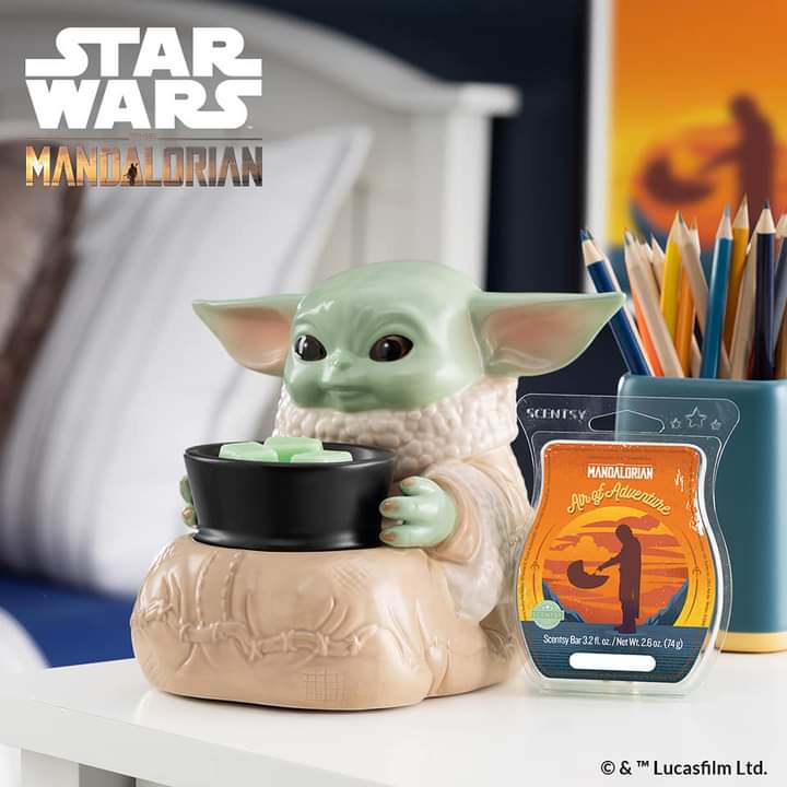 Still available for PreSale until May 11 scentsleeyours.scentsy.us
#starwars #thechild #Mandalorian #Grogu #scentsy