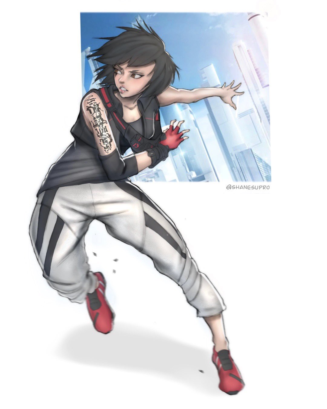 Faith Connors - Mirror's Edge - Parkour 