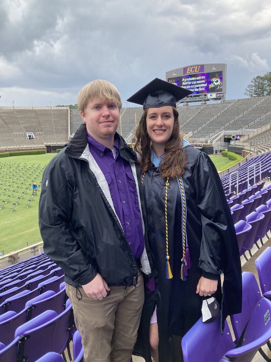 sanndavis's tweet image. Proud of our Pirate @SarahRyn4 #ECU21 ummm make that #ECU20