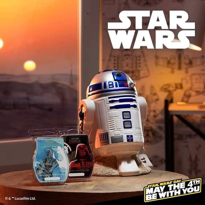 Still available while supplies last 💥
Scentsleeyours.scentsy.us
#scentsy #starwars #R2D2 #warmer