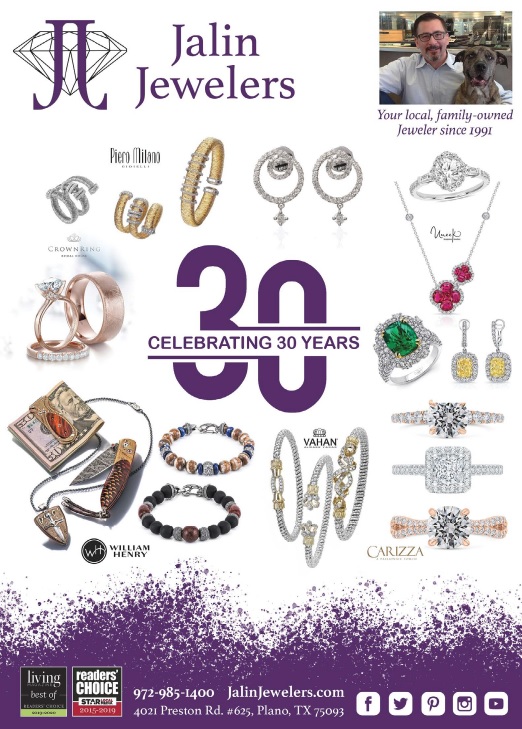 Jalin Jewelers turns 30 Years old this year.  Come in and celebrate with us!