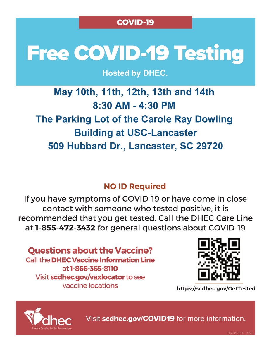 COVID-19 Testing Dates