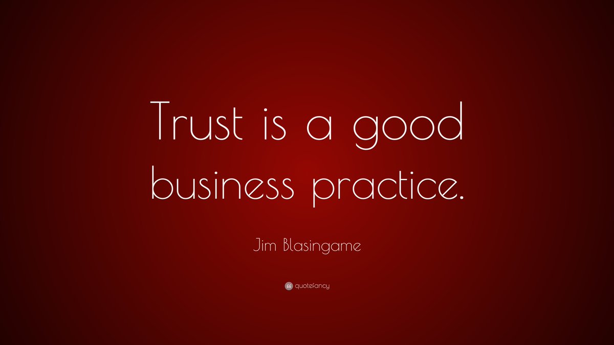 BryantCPA's tweet photo. Trust is a good business practice. #FridayFeeling #FridayThoughts #Trust #GoodBusinessPractice https://t.co/R4wG0voag7