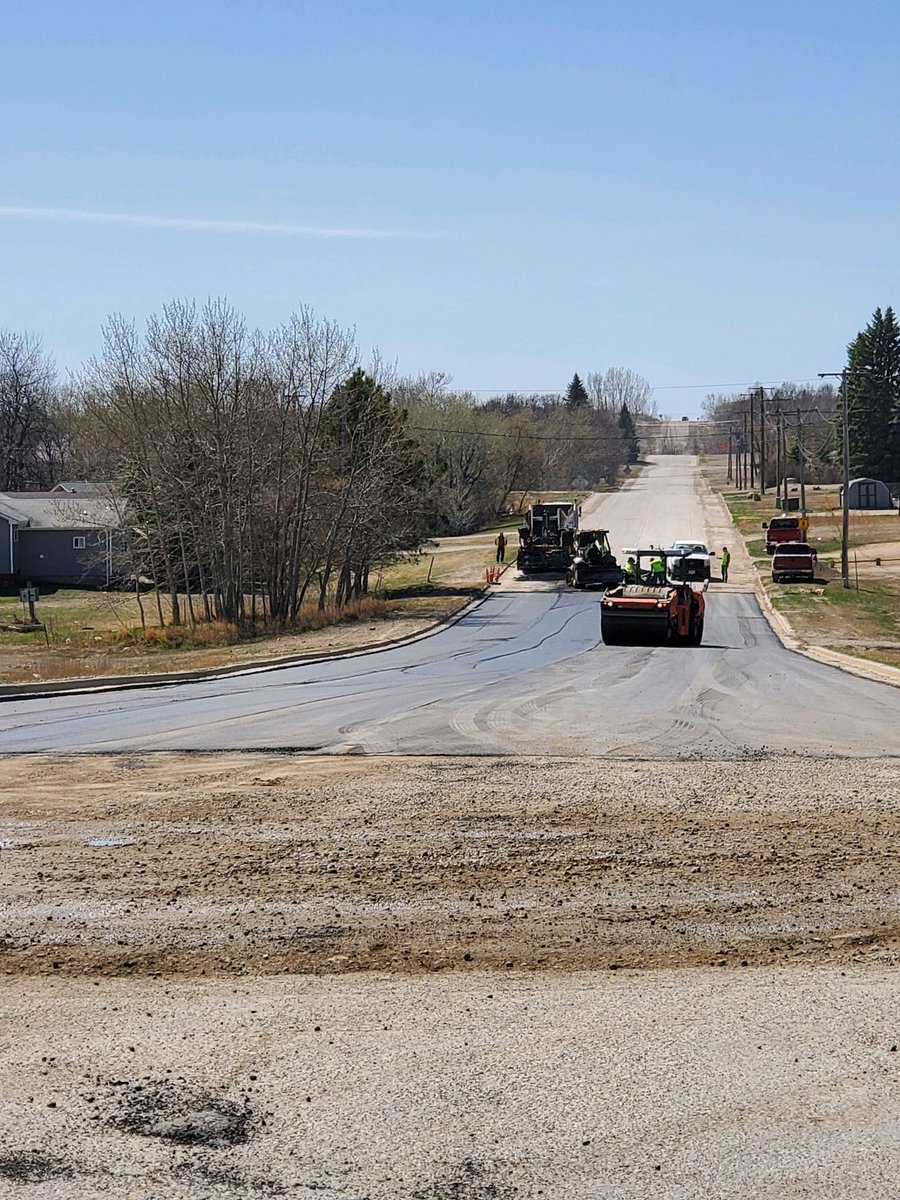 ChairmanAzure's tweet image. Every Tribal leader or member on sovereign nation lands knows the struggle to address infrastructure across the board including road systems, I just received these pics of the start of a huge year of brand new roads in the Turtle Mountains!! What a year #TmProud