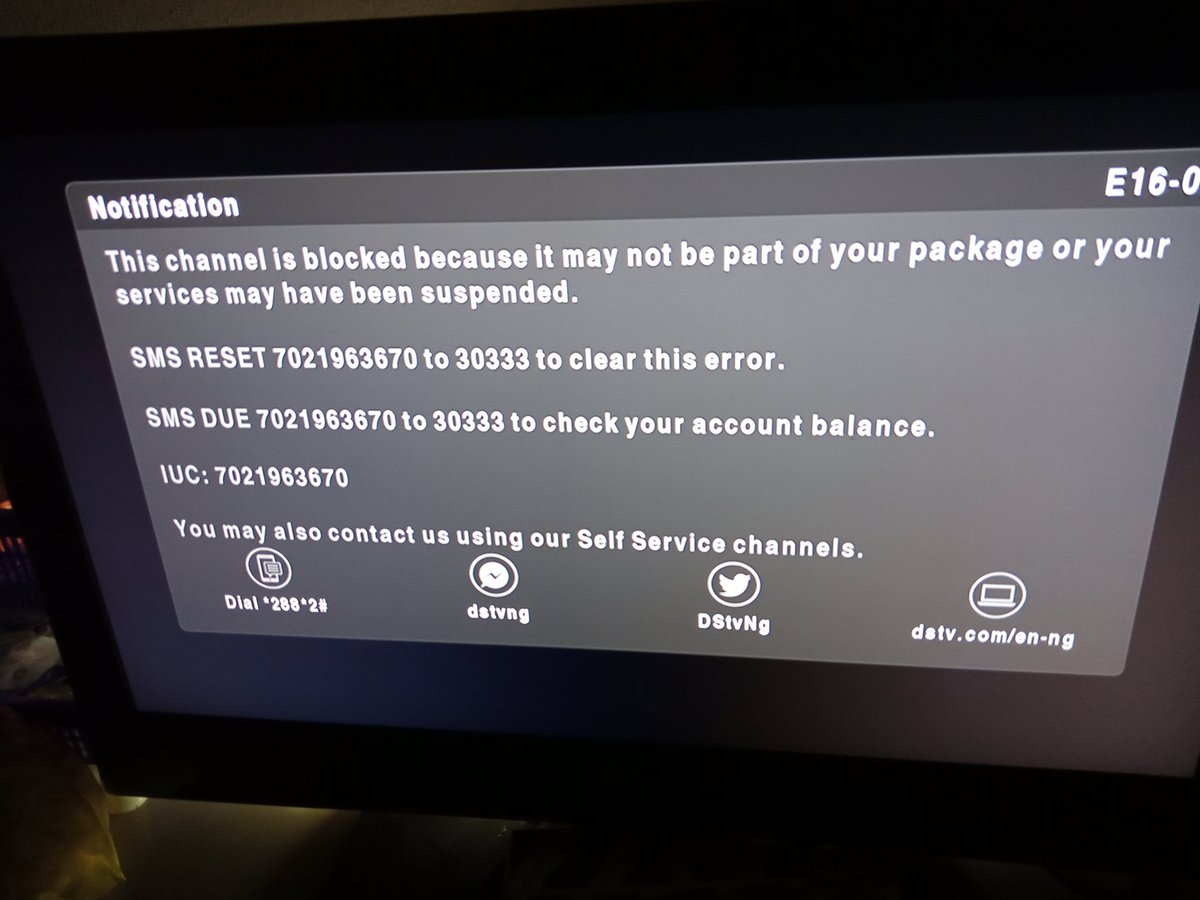 This is how my television is showing up till now and I subscribed since yesterday