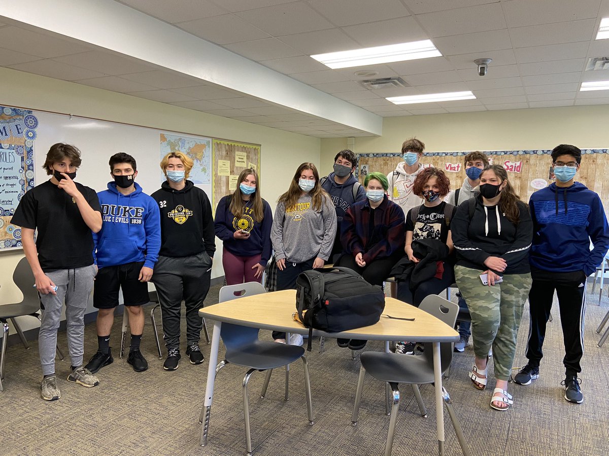 joelene22jo's tweet photo. Warriors! In the toughest of years, the largest percentage of my class to ever take the exam came back from hours of testing with positive attitudes and a lot of relieved stress! #NoTearsThisYear #MontourProud of my #APEuropeanHistory students! https://t.co/eydfrpWEqe