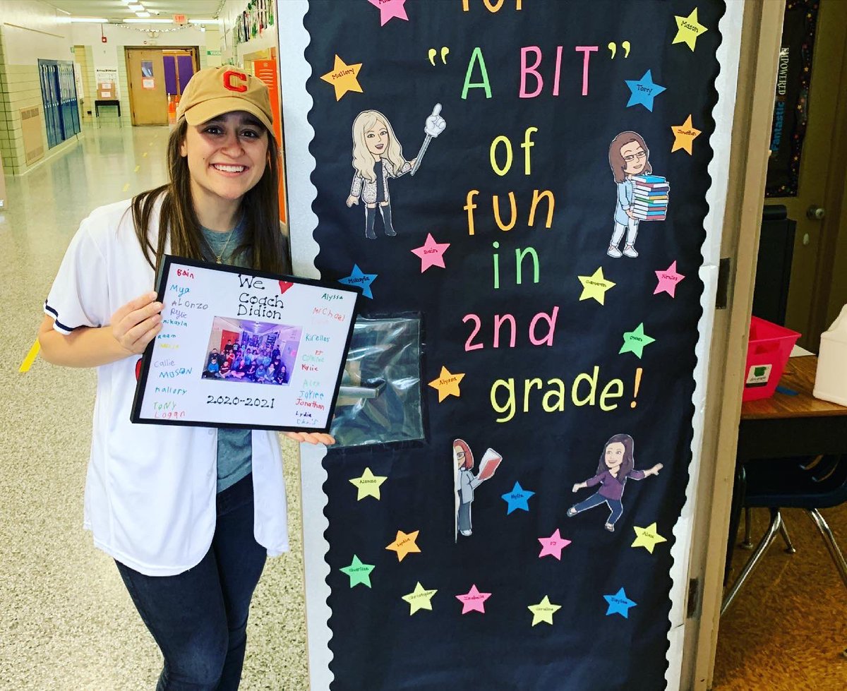 CoachKokely's tweet photo. I think even the kids knew @BWUECE made the “perfect match” this year... @DidionKasi I am so proud and grateful for all you did for our class this year—we were ALL so lucky to have you. I can’t wait to see which lucky school scoops you up!! 💛🐝 https://t.co/hh3LgKZpCm