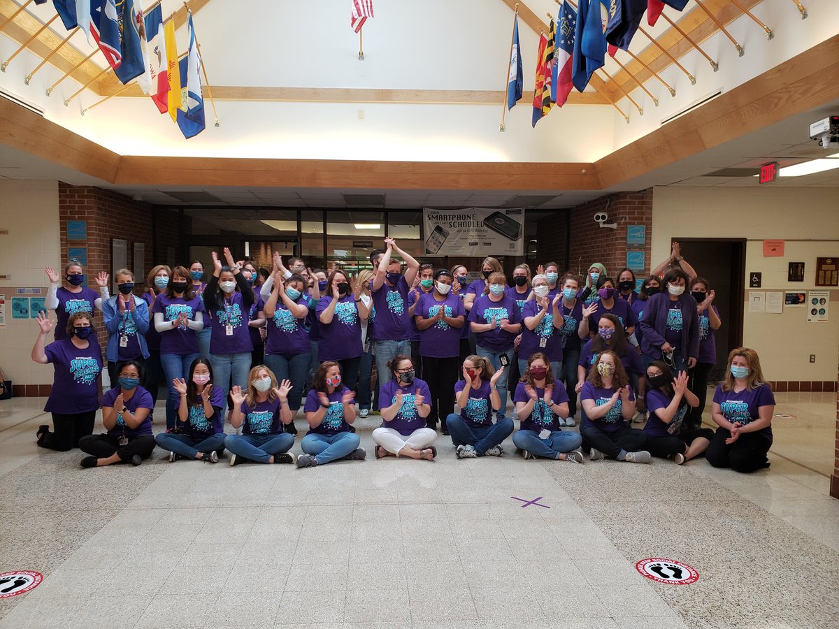 mhayden2004's tweet photo. Having a BLAST Celebrating Teacher Appreciation Week Day 5 with my Team of PMK Super Teachers! @PotowmackPTA @PotowmackES #EaglesDeserveIt21 https://t.co/HXhCg1TWVd