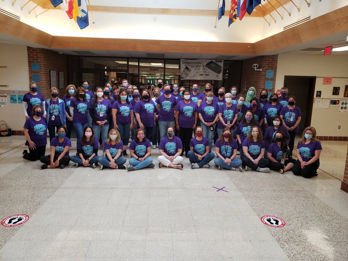 mhayden2004's tweet photo. Having a BLAST Celebrating Teacher Appreciation Week Day 5 with my Team of PMK Super Teachers! @PotowmackPTA @PotowmackES #EaglesDeserveIt21 https://t.co/HXhCg1TWVd
