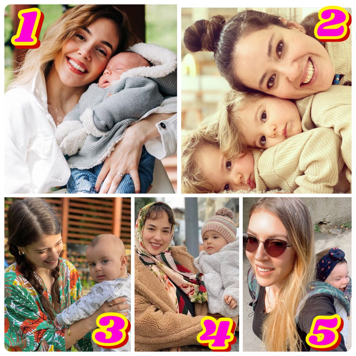 2_sayfaofficial's tweet photo. Berfu Yenenler ‘kizlarsoruyor’ sitesinin anketinde ‘Yılın Sembol Annesi’ seçildi. Sıralama ise şöyle: Pelin Akil, Hazal Kaya, Seda Bakan, Sinem Kobal. https://t.co/3YZ6itRugC