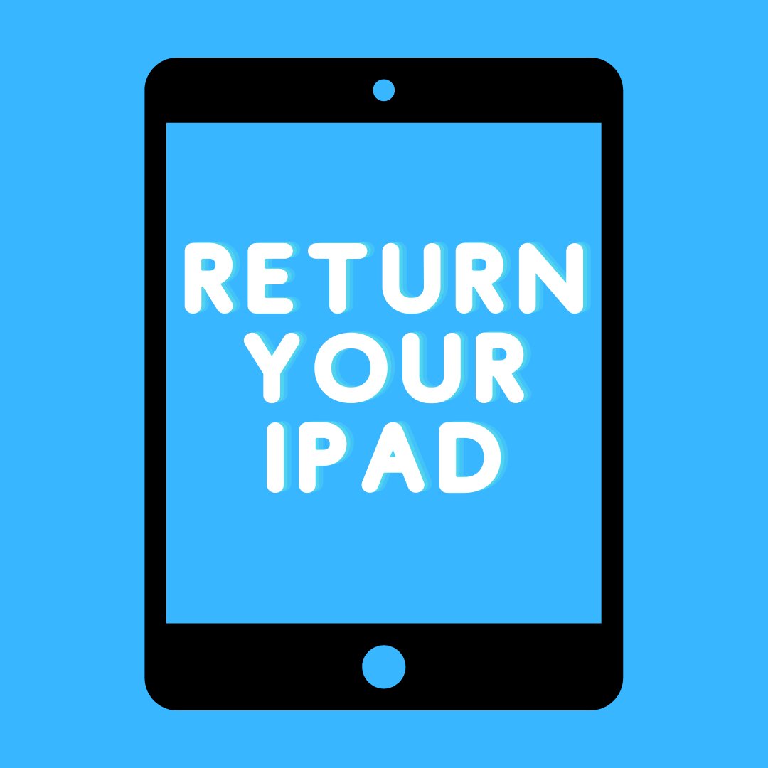 CampbellEarlyC1's tweet photo. Next week we will be collecting student devices. Please send your student’s iPad and charger in their backpack. We will keep them at school to complete the district collection process. If we haven’t received your student’s device by Friday, May 14th, we will contact you directly. https://t.co/j3AIMcDDzZ