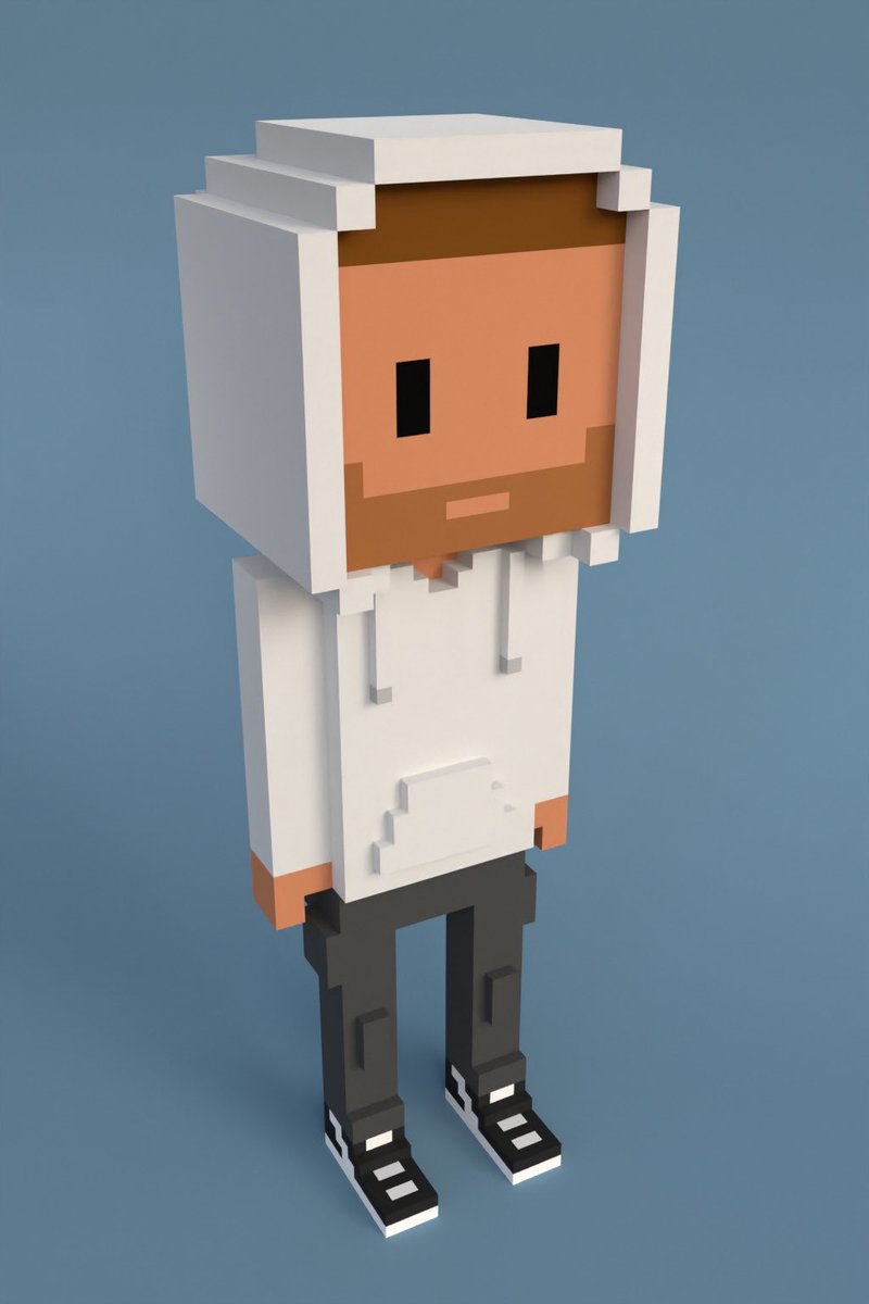 RiddlerNFT's tweet image. Just picked up this hoodie-up Meebit #11305 - had to have a hoodie in the collection! #meebit #meebits #NFTs #nftcollector