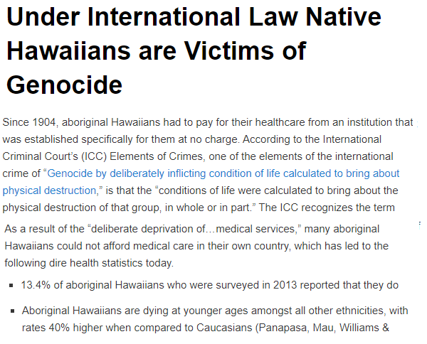 To push the country back into poverty, dis-educate its people, 'obliterate the history', de-develop its infrastructure, and plunder resources and cheap labor.(Homeless tent city is where I worked as social worker/STEM teacher for impoverished Hawaiians / AAPI at-risk youth)