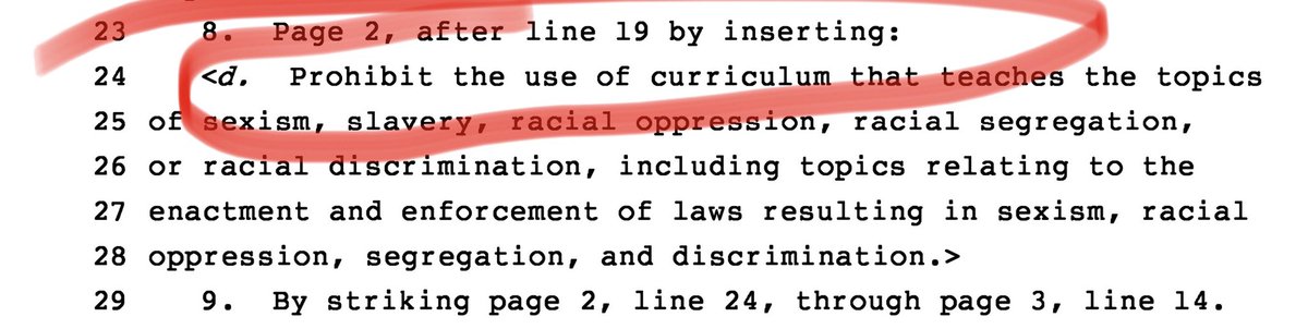 It’s pretty obvious that those who accused Iowa lawmakers of trying to ban curriculum in HF 802 (diversity training) via the Iowa Senate amendment don’t know how to read bills or amendments. The language added says it is NOT to be construed to do this.  #ialegis  #iapolitics