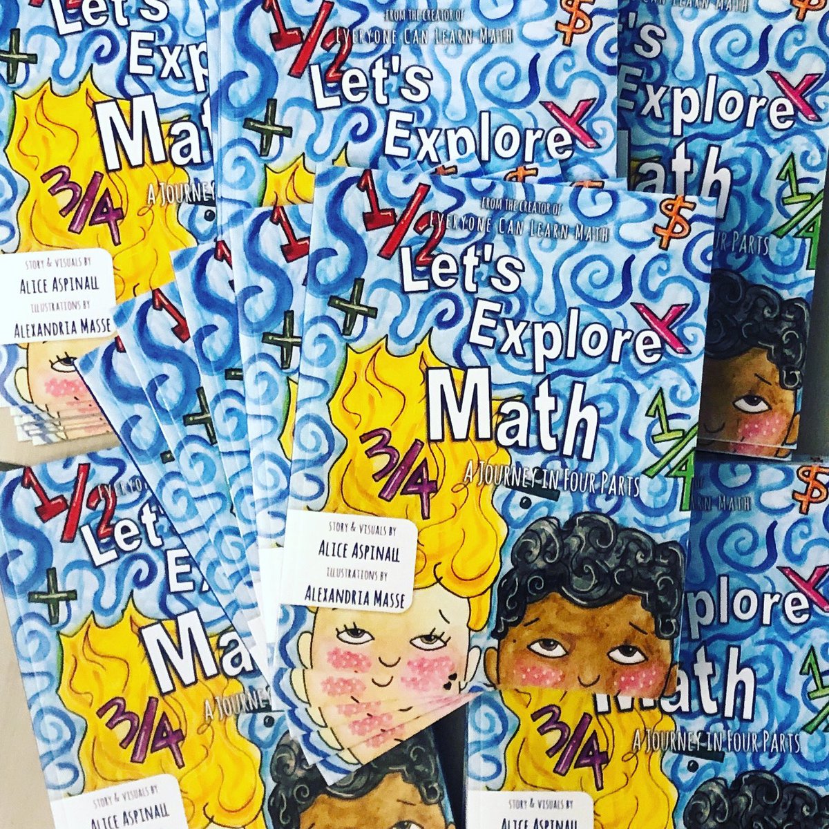 EveryoneCanMath's tweet photo. Local friends waiting for a signed copy, DM &amp; will deliver 🤗
Let’s Explore Math: A Journey in Four Parts
Parents &amp; children are loving the gorgeous illustrations &amp; math visuals to help them work through problems in different ways.
And yes, kids are dancing in this MATH book! 💜 https://t.co/eCIs03gCyK