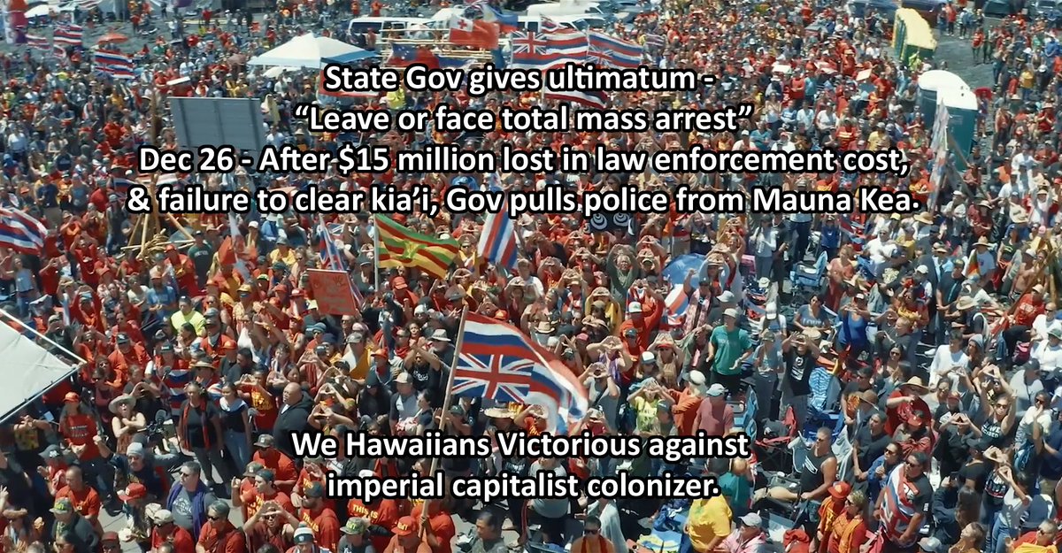 But the US & Western imperialism's days are numbered. Hawaiians are learning our olelo (language) & history - despite US attempts to stop it - & we are building the prosperous, advanced, yet culturally Hawaiian world in solidarity w/ the rest of the rising Global South & allies.